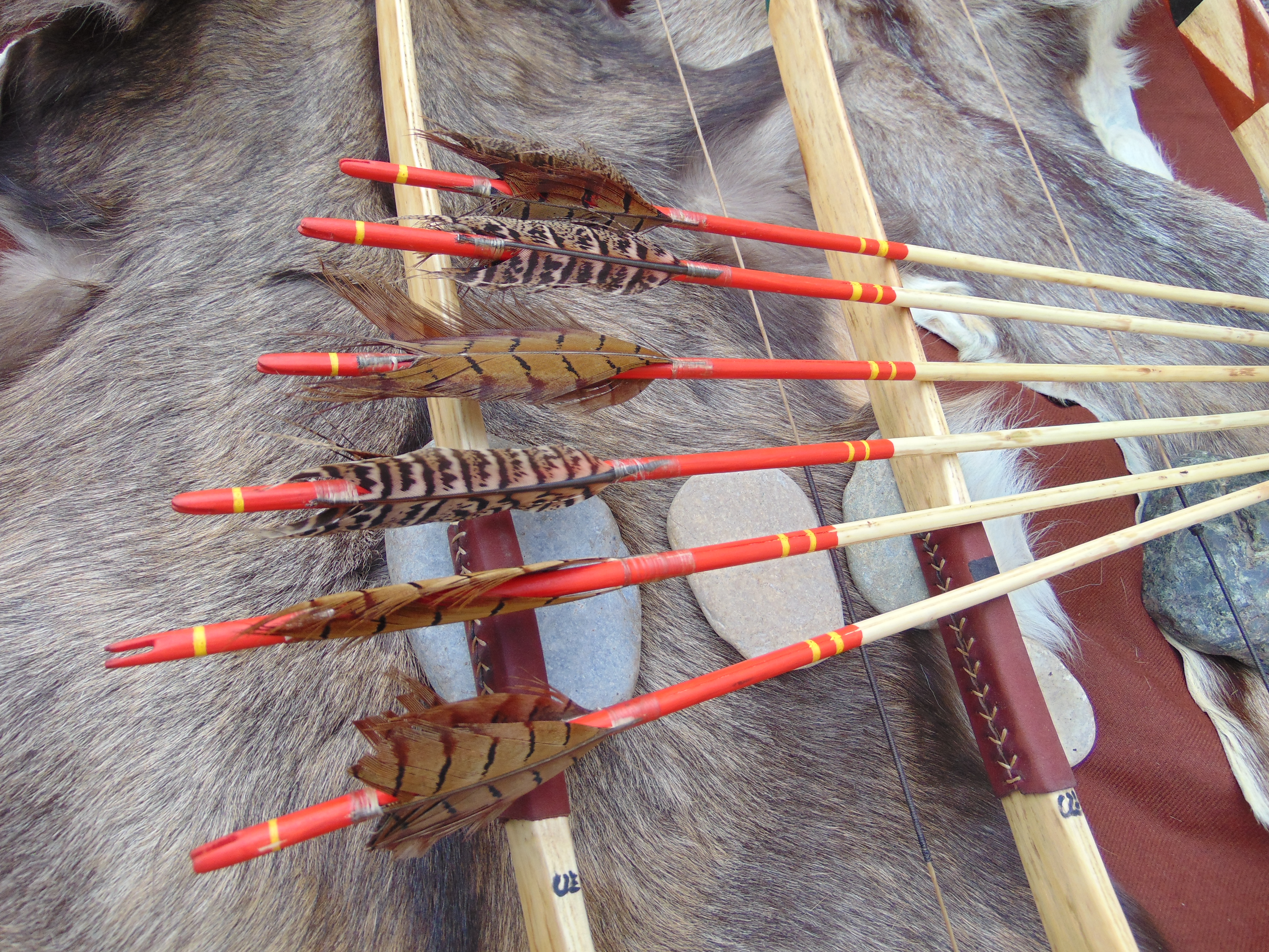 Flèche cible traditionnelle en bois Conception d'encoche en bois 12 PCS /  Forme ottomane et turque / Tir à l'arc à cheval -  Canada
